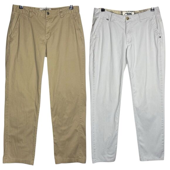 Mountain Khakis Pants Womens 10 Twill Gray / Tan Outdoor Camping Hiking Gorpcore - Picture 1 of 16
